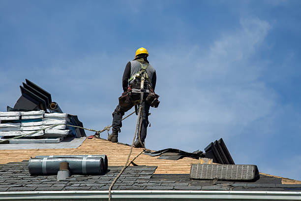 Professional Storm Damage Roof Repair technician working in Castleford, ID